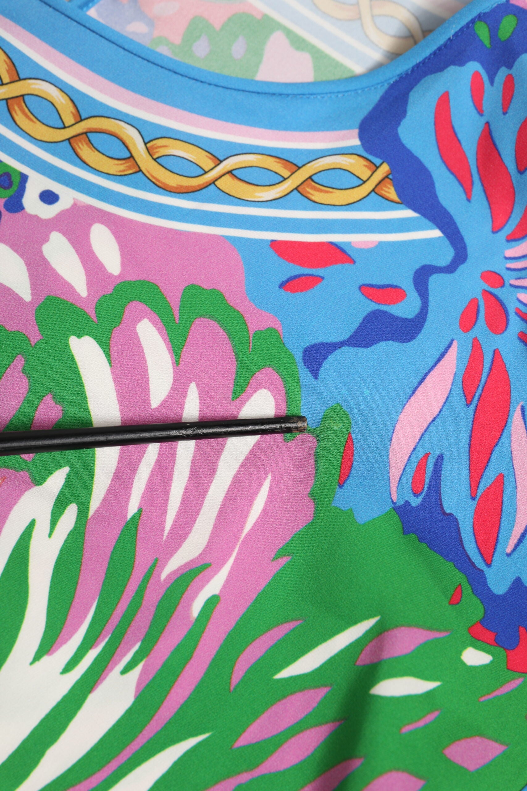 Dolce & Gabbana Multicolor Floral Printed Tunic Blouse Top | Regal Royce