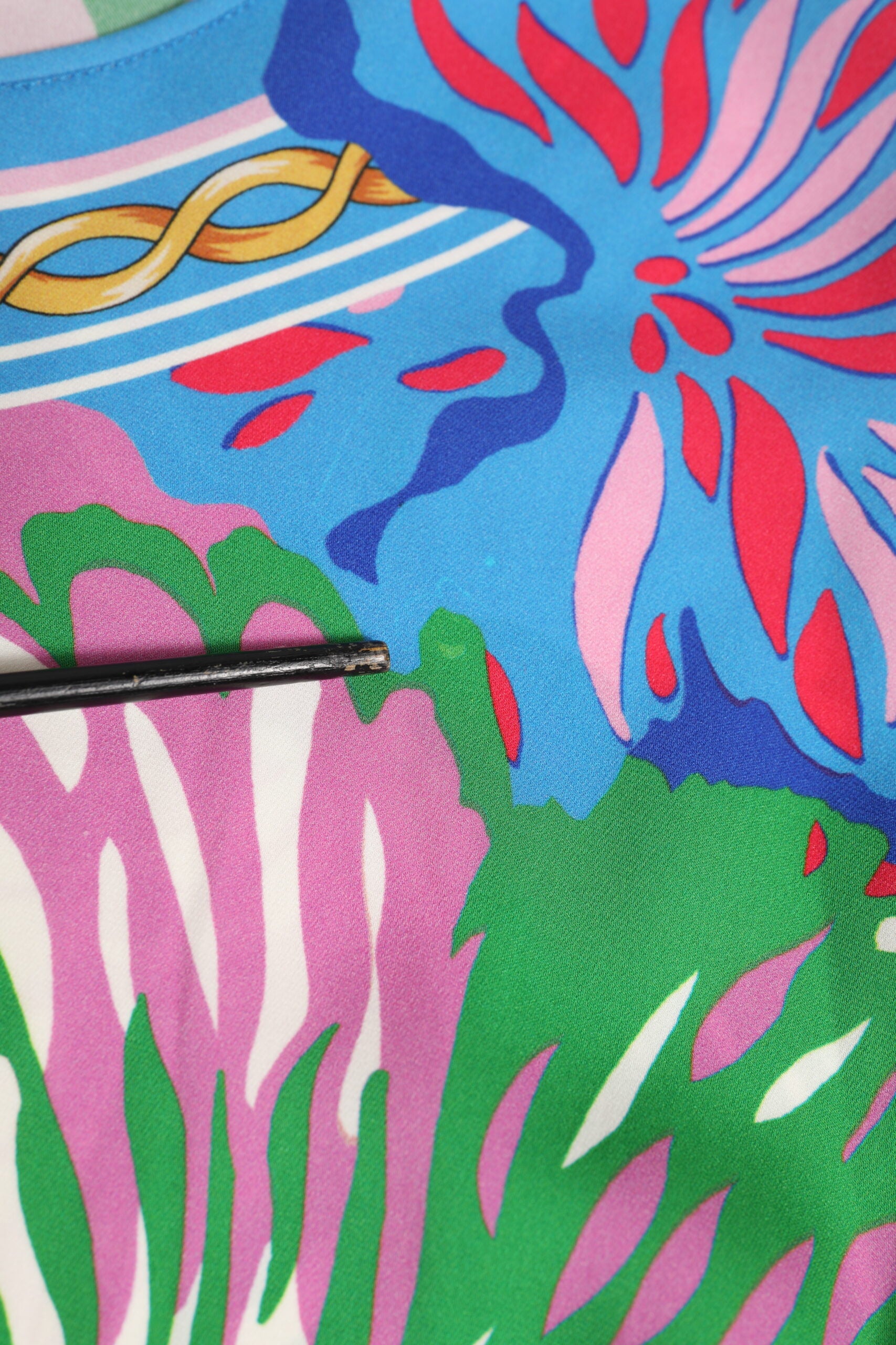 Dolce & Gabbana Multicolor Floral Print Silk Blouse Tunic Top | Regal Royce