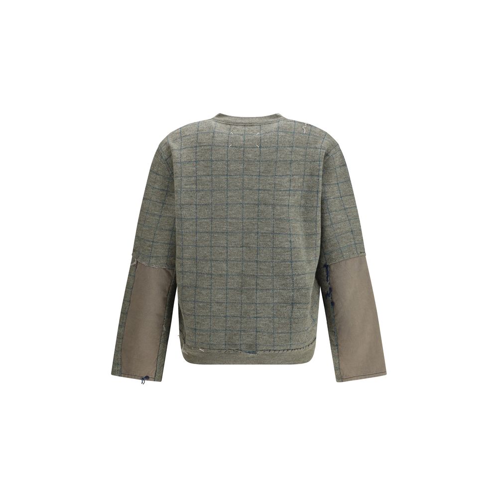 Margiela Bicolor Fleece Wool Sweatshirt | Regal Royce