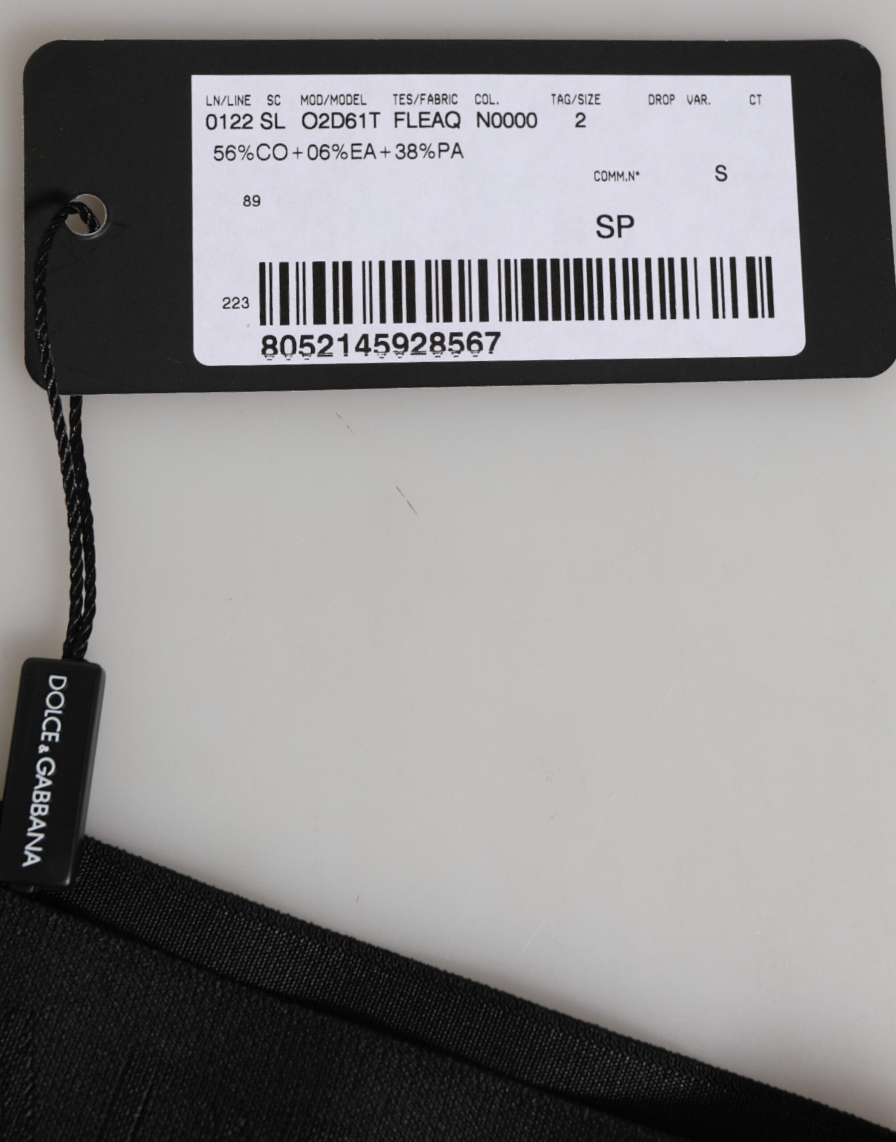 Dolce & Gabbana Black DG Logo Lace High Brief Panty Underwear | Regal Royce