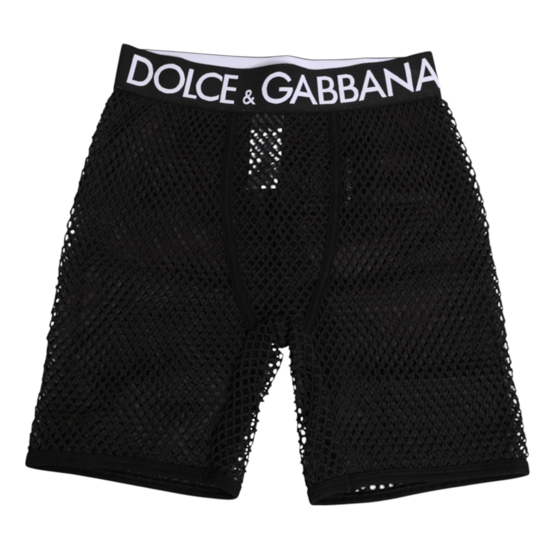 Dolce & Gabbana Black Cotton Logo Shorts Midi Trouser Underwear | Regal Royce