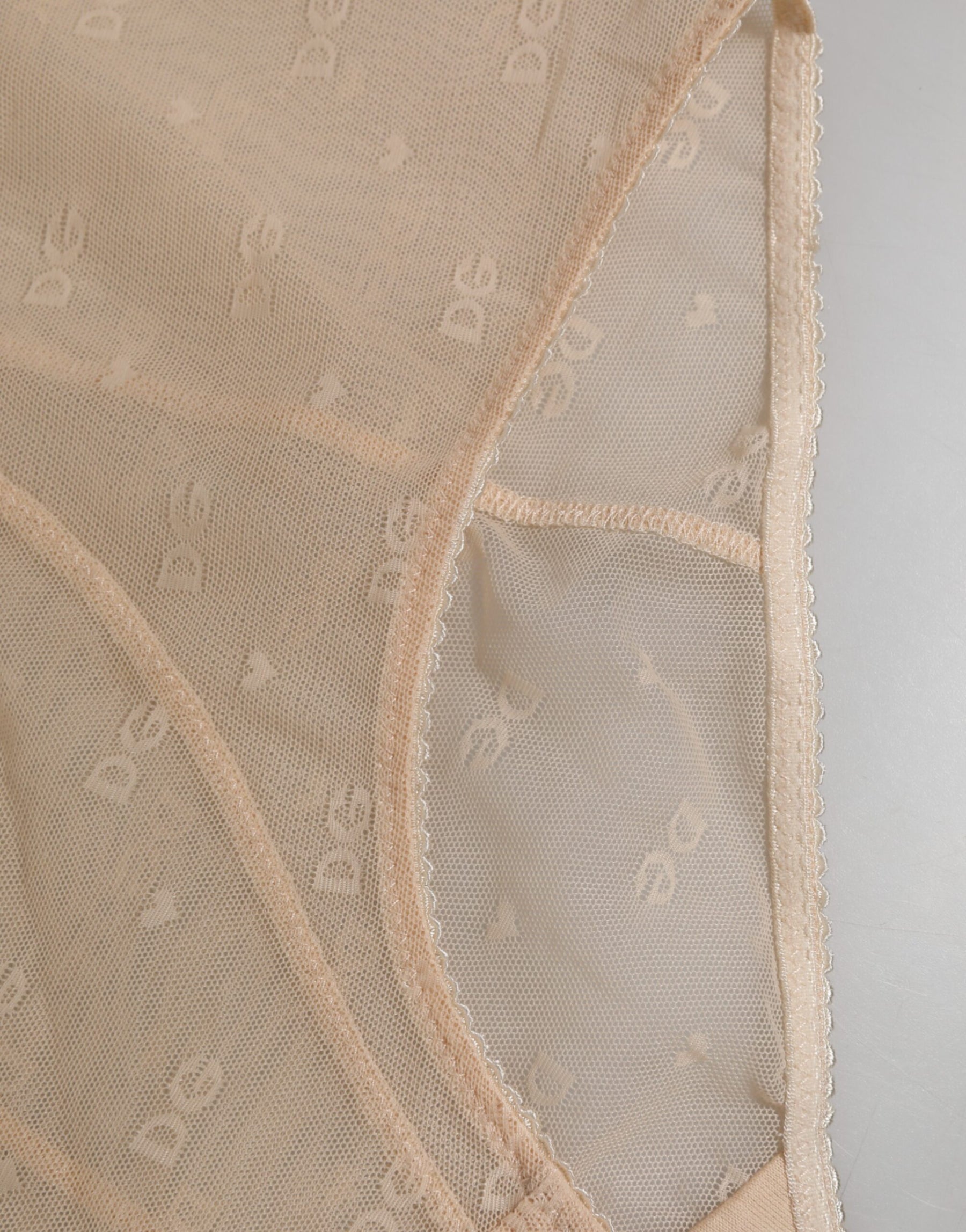 Dolce & Gabbana Beige Nylon High Waist Girdle Panty Underwear | Regal Royce