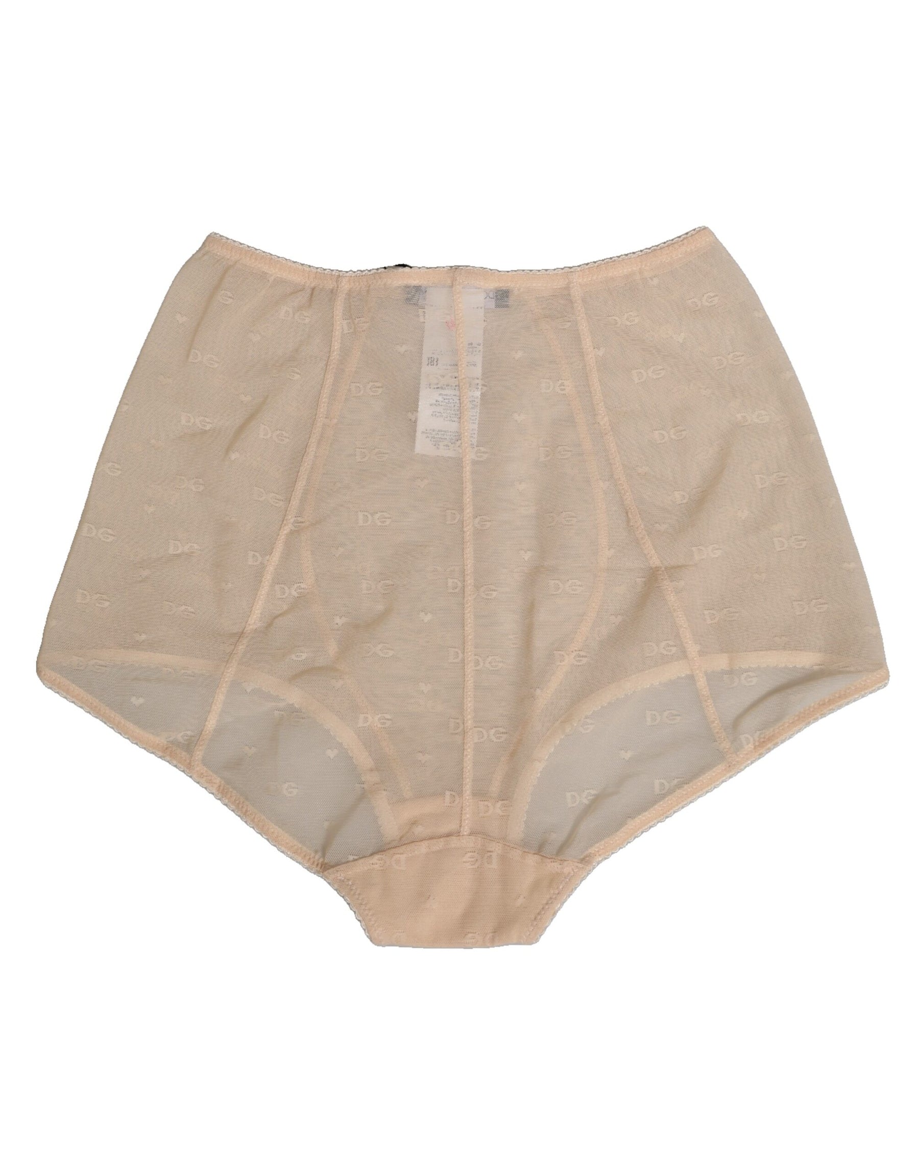 Dolce & Gabbana Beige Nylon High Waist Girdle Panty Underwear | Regal Royce