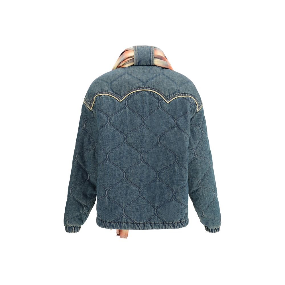 MARBELL Blue Cotton Denim Jacket | Regal Royce