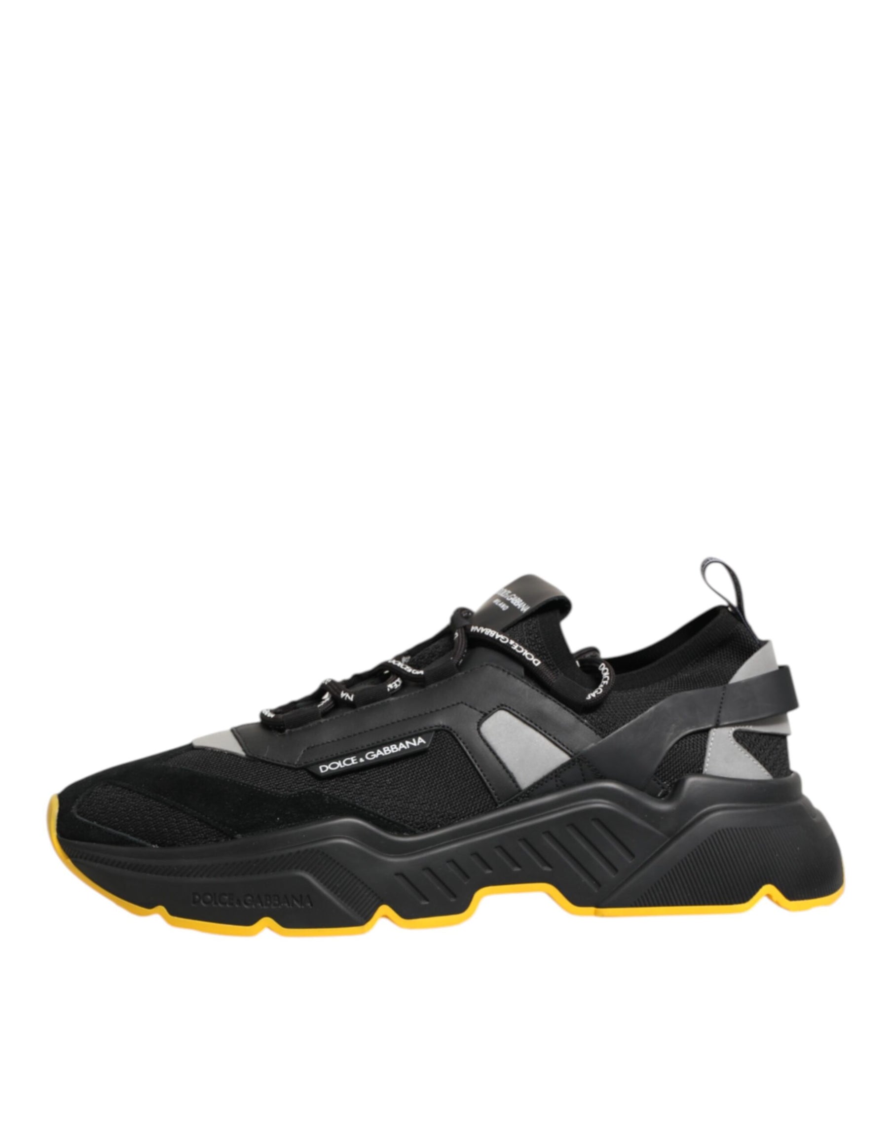 Dolce & Gabbana Black Daymaster Low Top Men Sneakers Shoes | Regal Royce