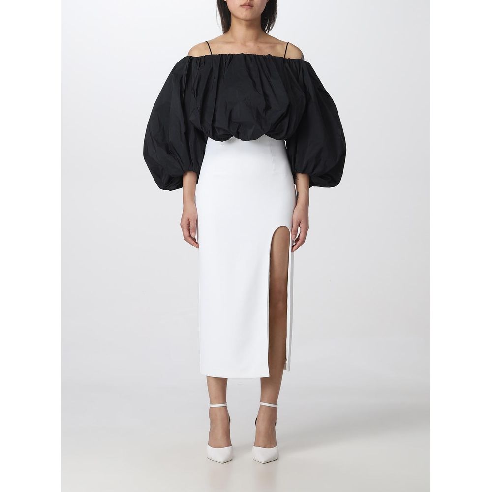 PINKO White Polyester Midi Skirt | Regal Royce