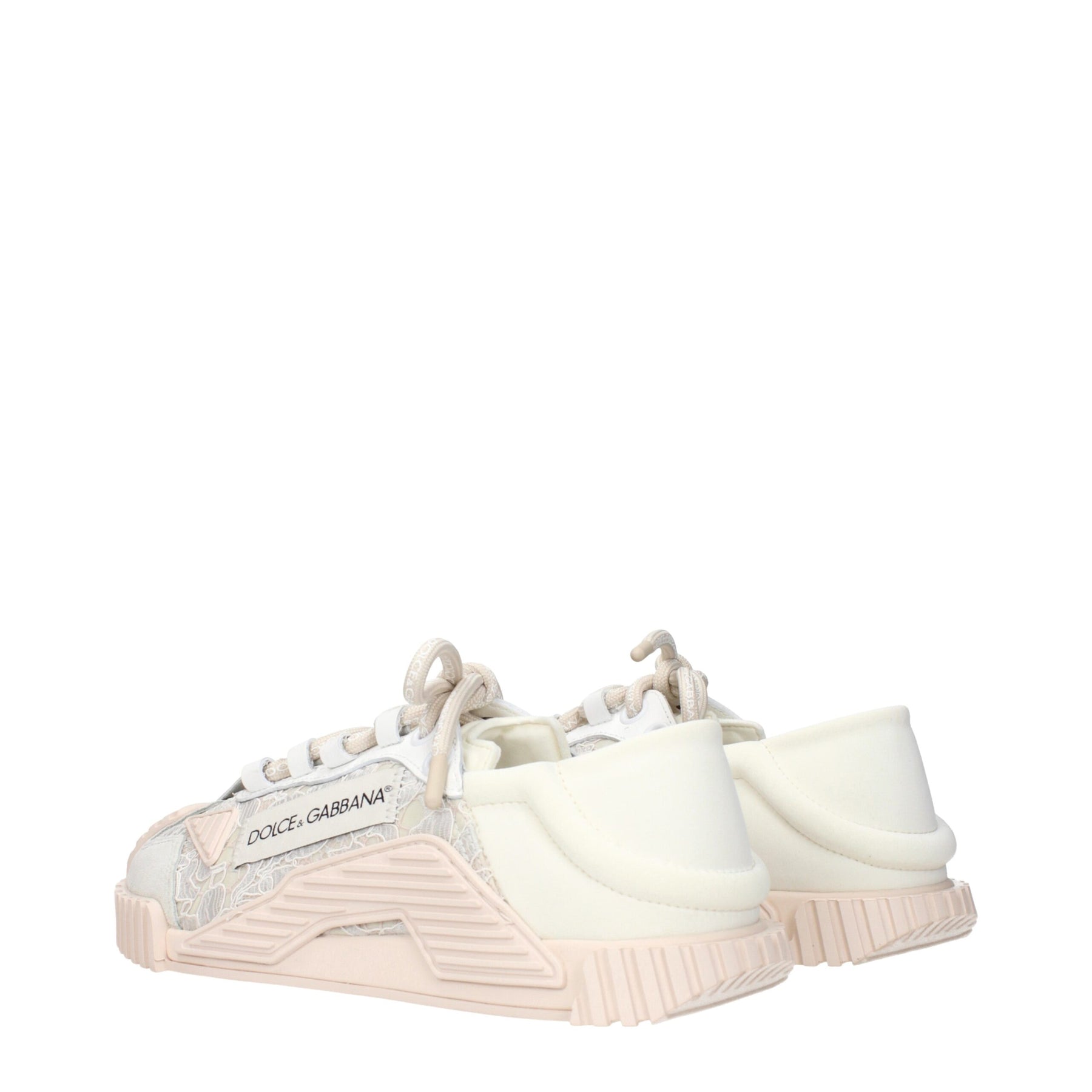 Dolce & Gabbana Gray Fabric Sneakers | Regal Royce