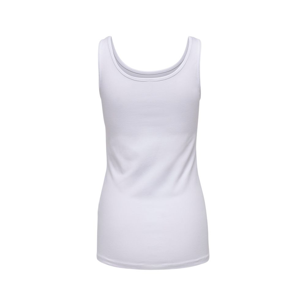 Only White Cotton Tank Tops | Regal Royce