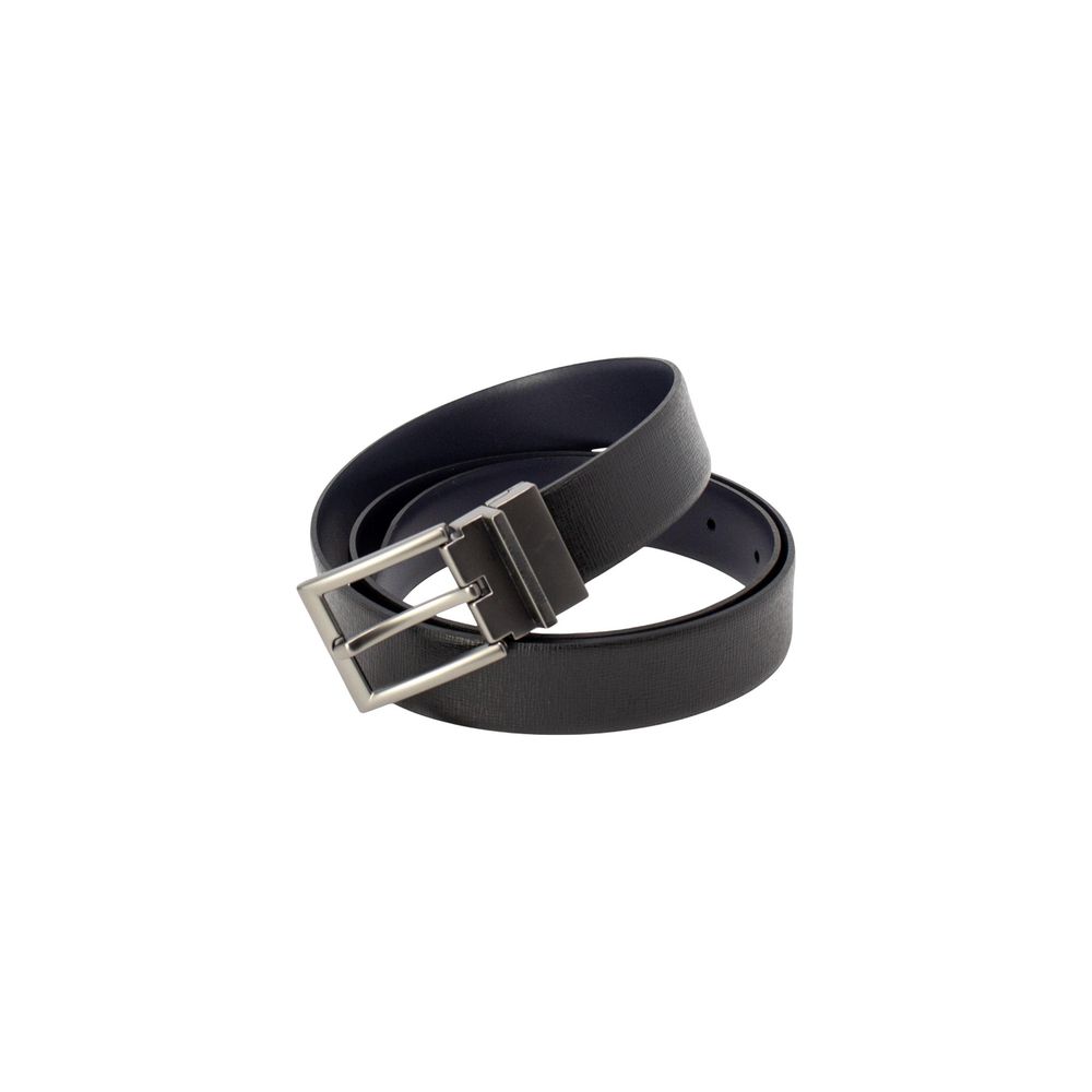 Antony Morato Black Leather Regular Belt | Regal Royce