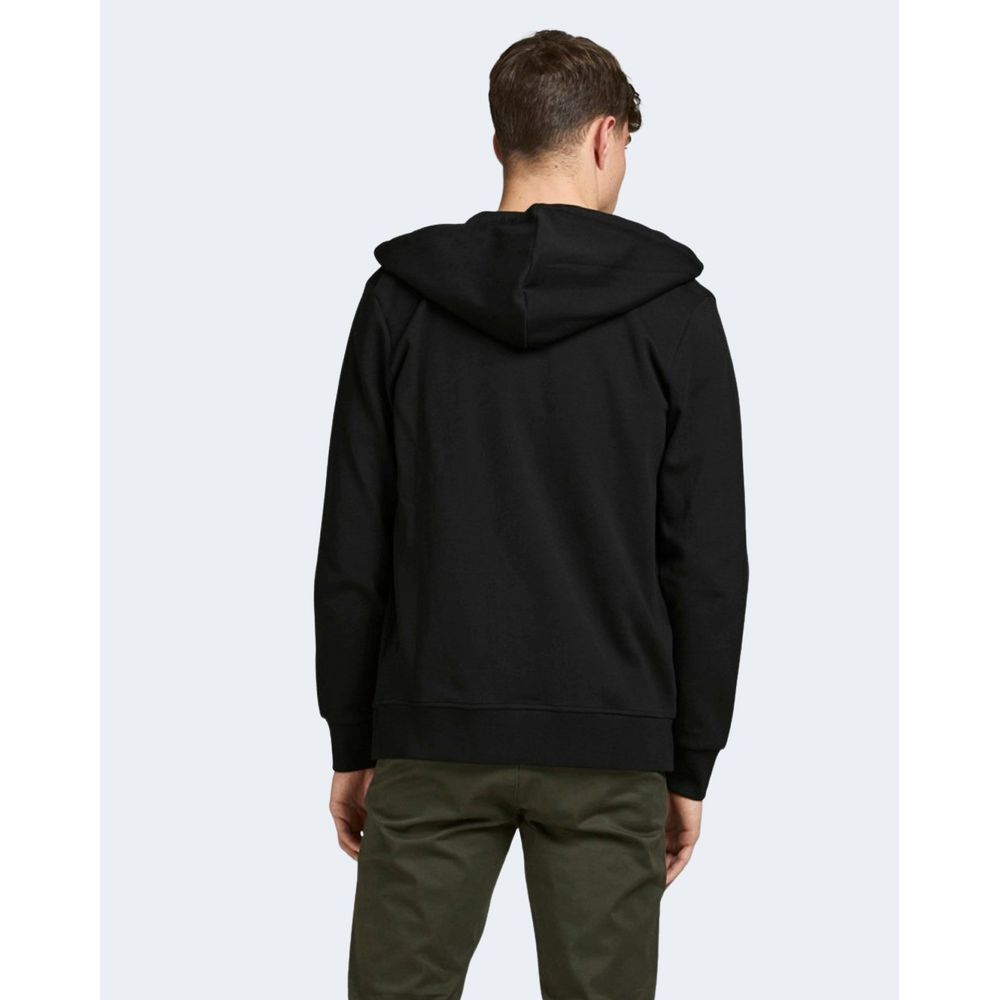 Jack Jones Black Cotton Hoodie | Regal Royce