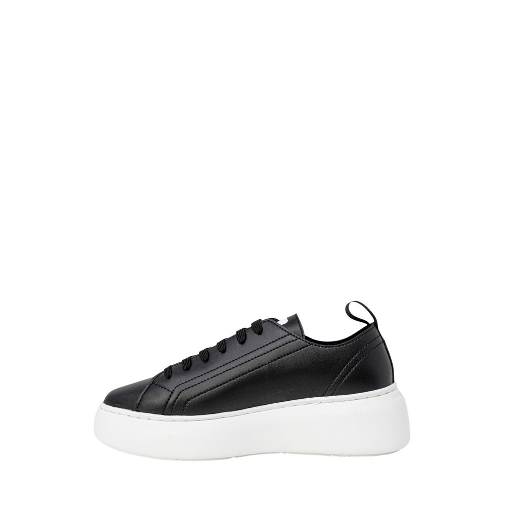 Armani Exchange Black Artificial Leather Low Top Sneakers | Regal Royce