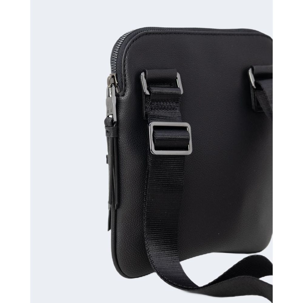 Armani Exchange Black Polyester Messenger Bag | Regal Royce