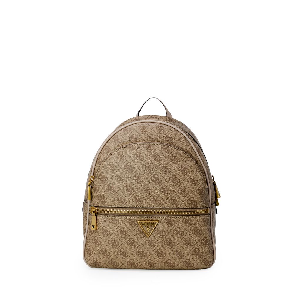 Guess Brown Polyethylene Backpack | Regal Royce