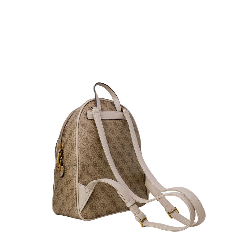 Guess Brown Polyethylene Backpack | Regal Royce