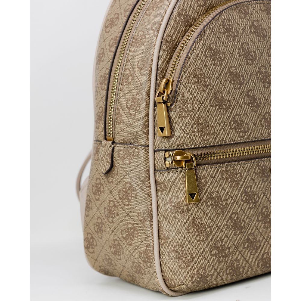Guess Brown Polyethylene Backpack | Regal Royce