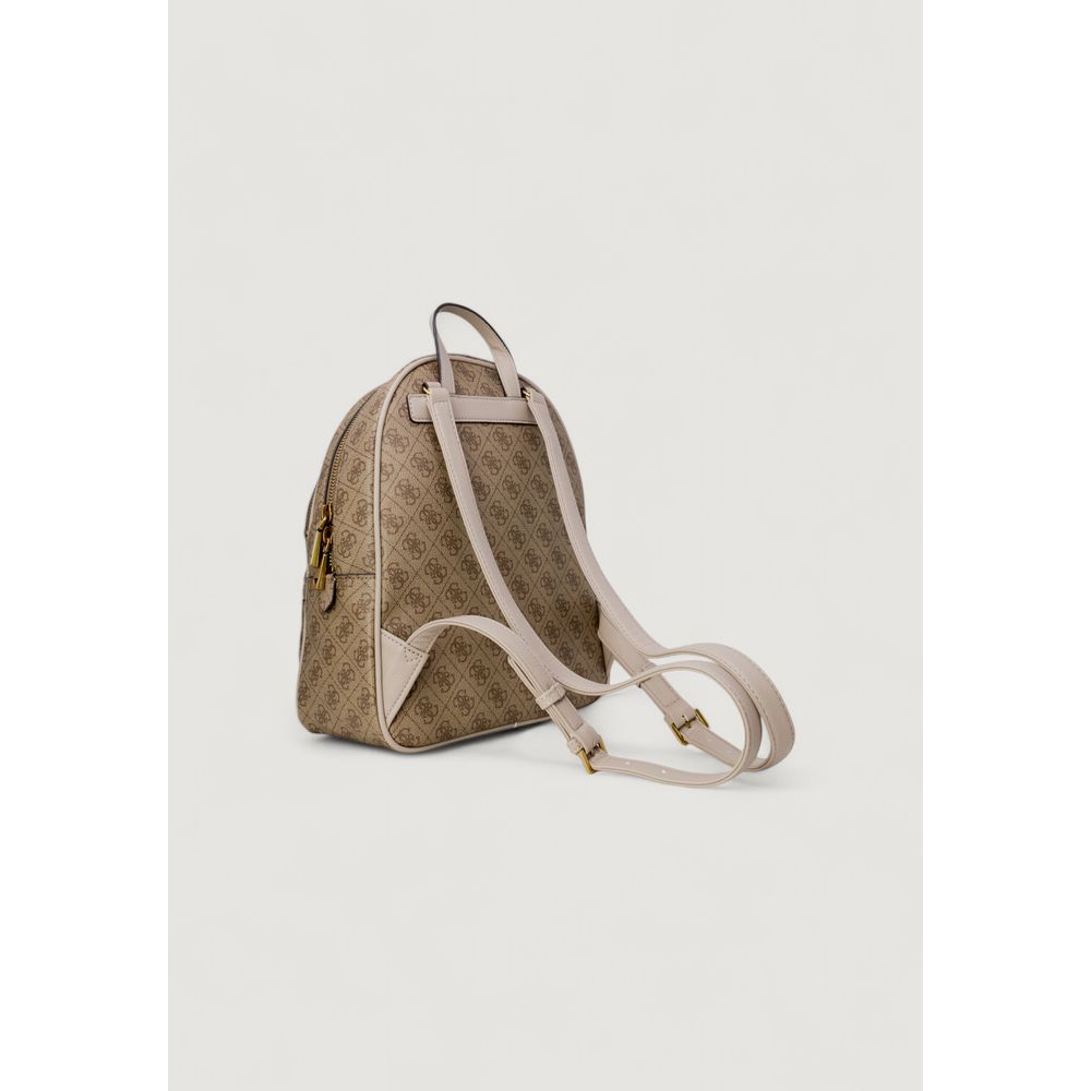 Guess Brown Polyethylene Backpack | Regal Royce
