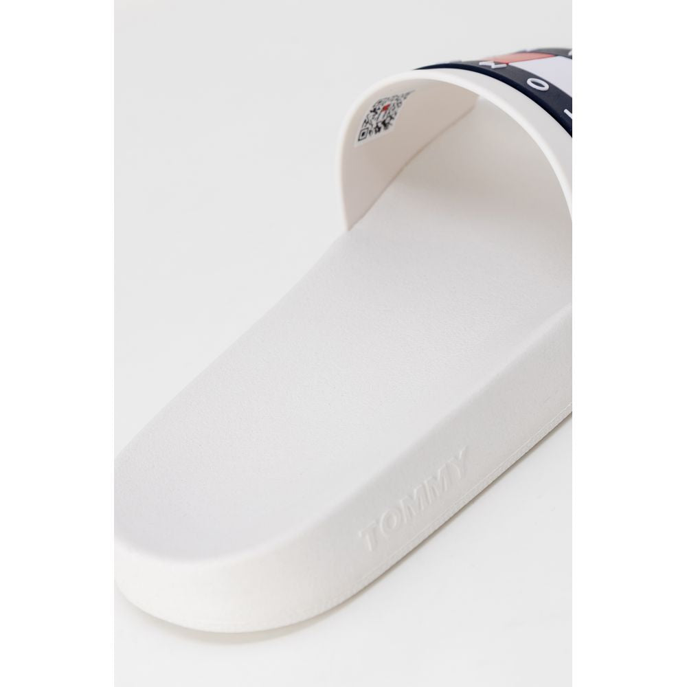 Tommy Hilfiger Jeans White Polyethylene Slippers | Regal Royce