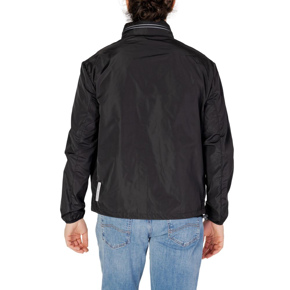 Armani Exchange Black Polyester Shell Jacket | Regal Royce