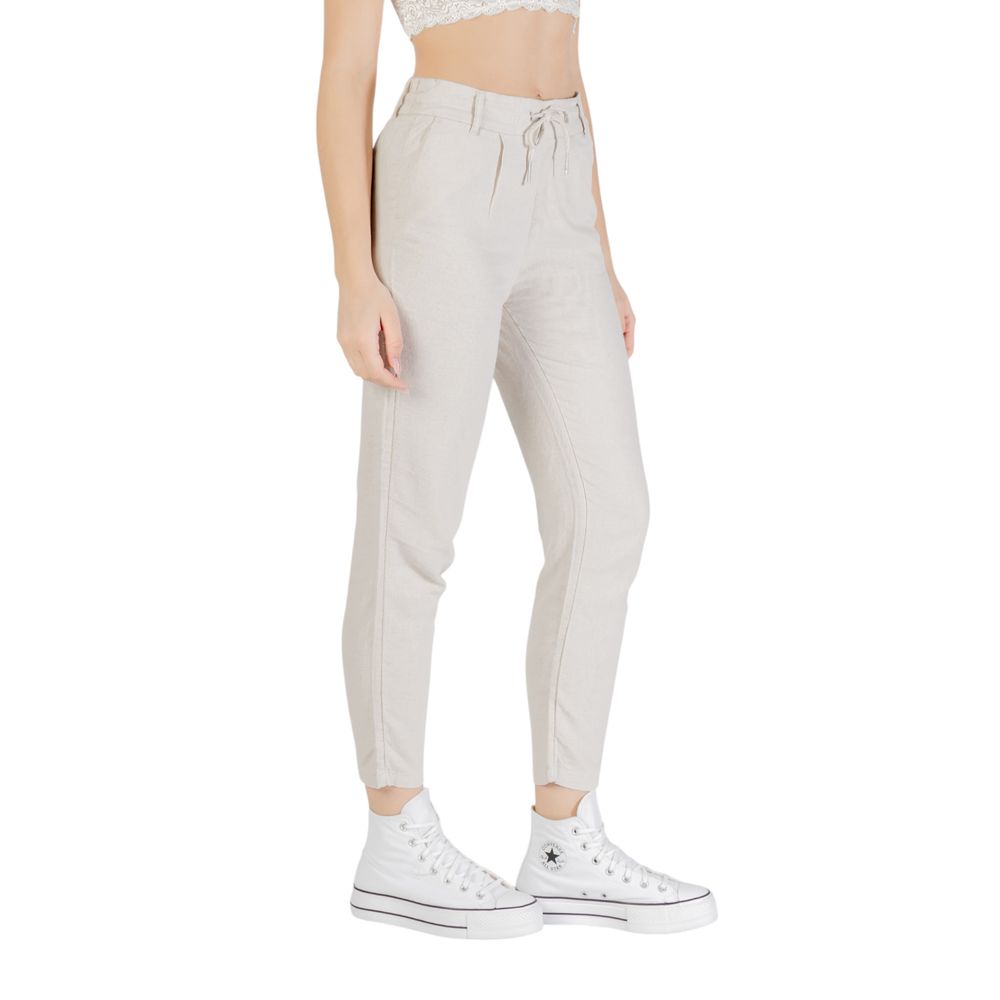 Only Bicolor Linen Casual Pants | Regal Royce