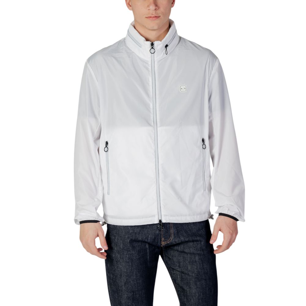 Armani Exchange White Polyester Shell Jacket | Regal Royce