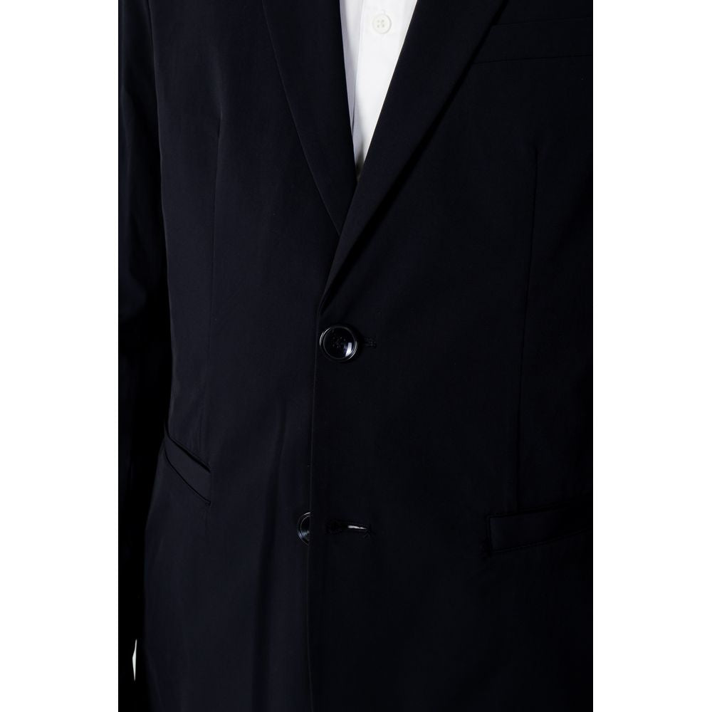 Armani Exchange Blue Cotton Blazer | Regal Royce