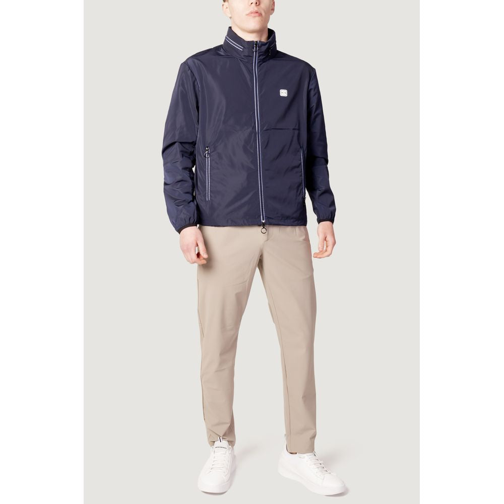 Armani Exchange Blue Polyester Shell Jacket | Regal Royce