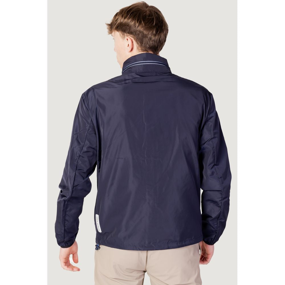 Armani Exchange Blue Polyester Shell Jacket | Regal Royce