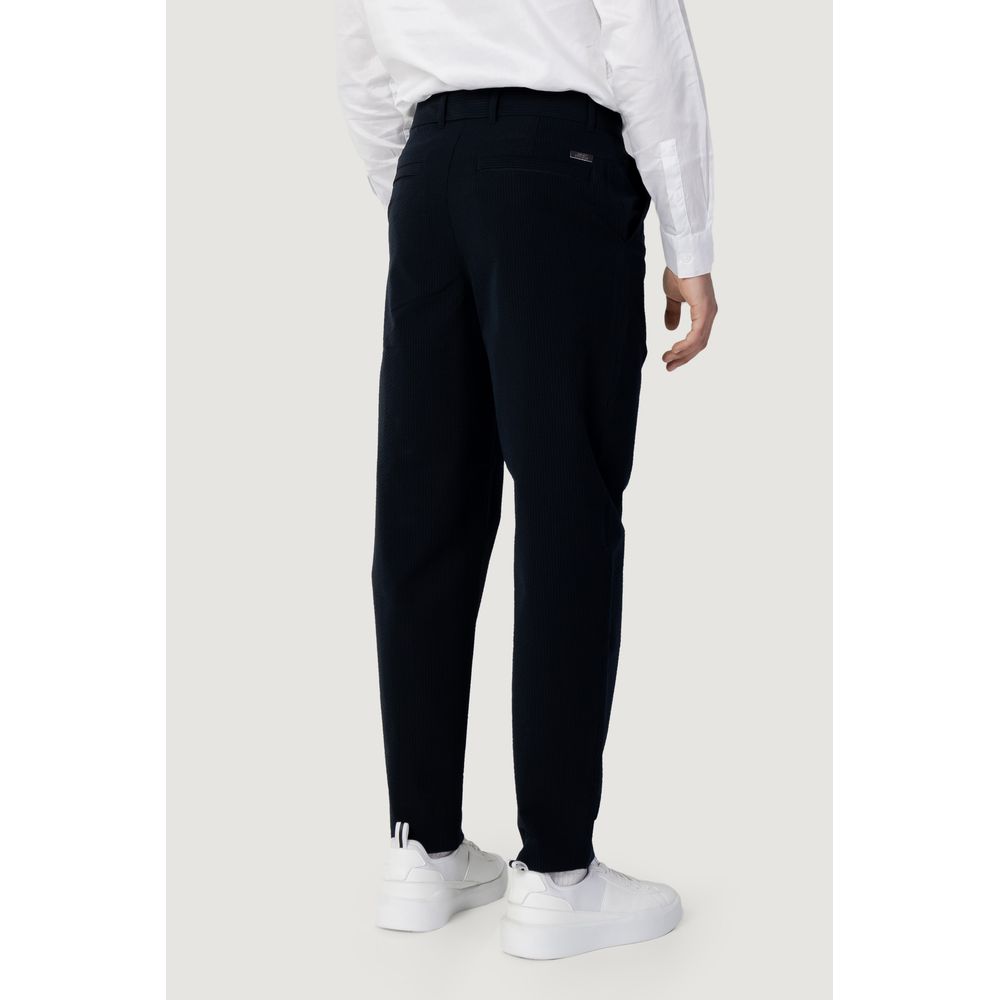 Armani Exchange Blue Cotton Casual Pants | Regal Royce