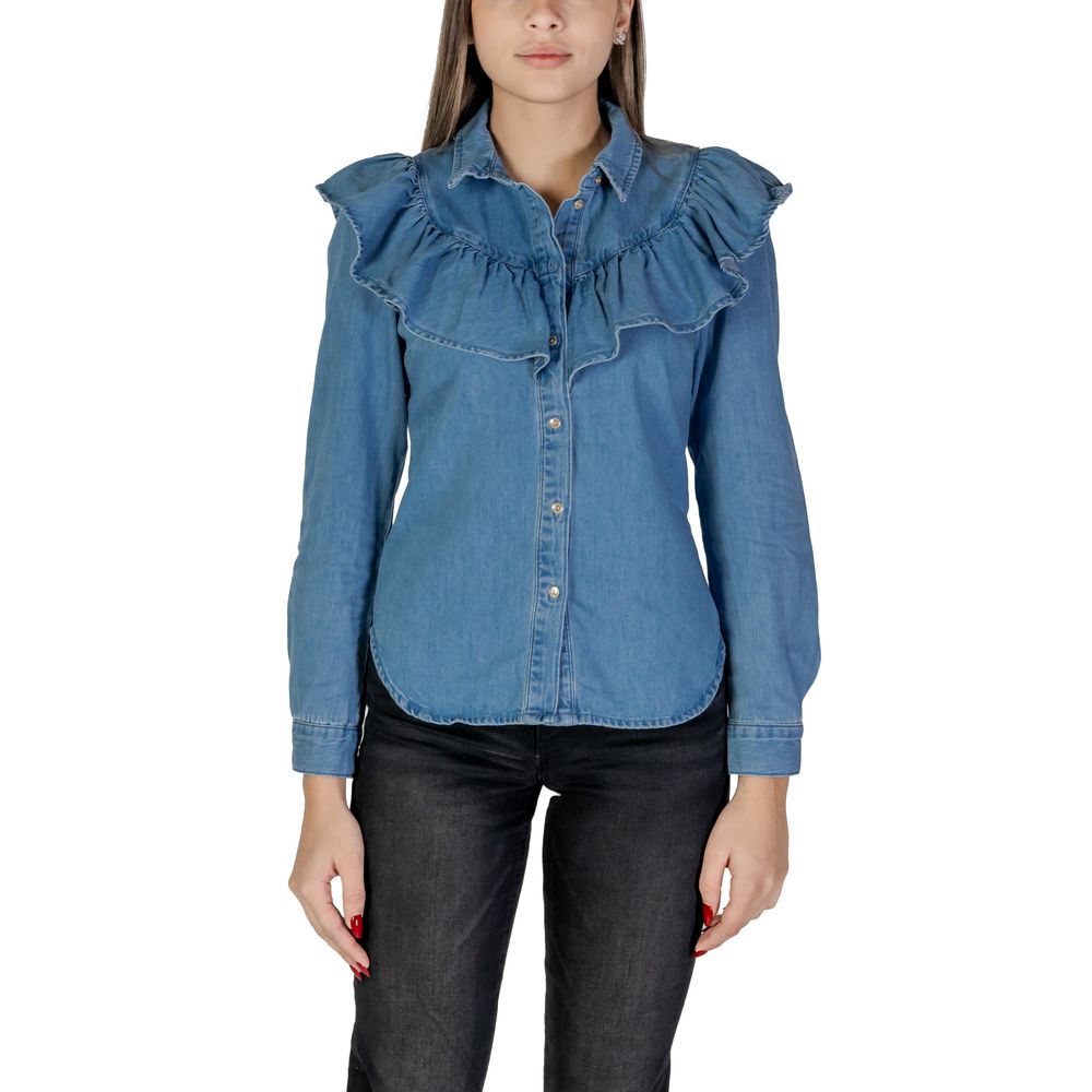 Only Blue Cotton Blouse | Regal Royce
