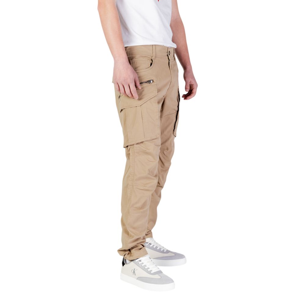 Replay Beige Cotton Relaxed Fit Jeans | Regal Royce