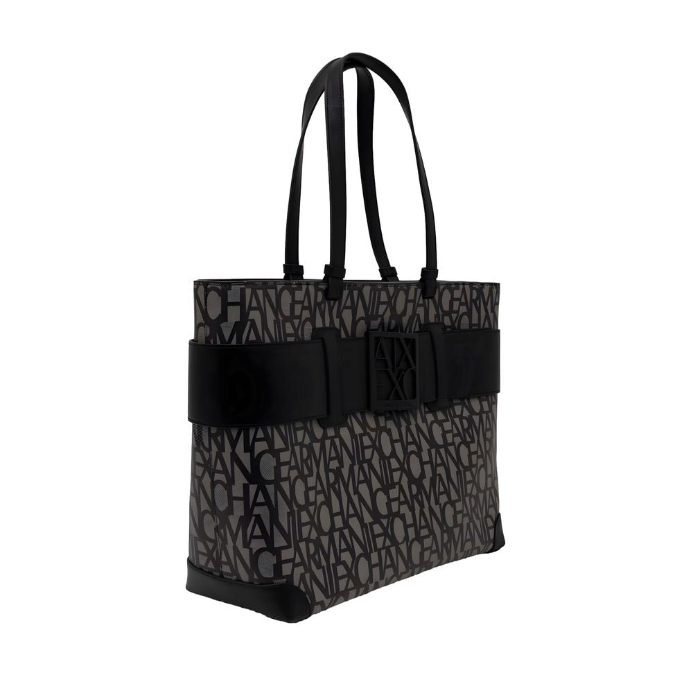 Armani Exchange Black Polyethylene Handbag | Regal Royce