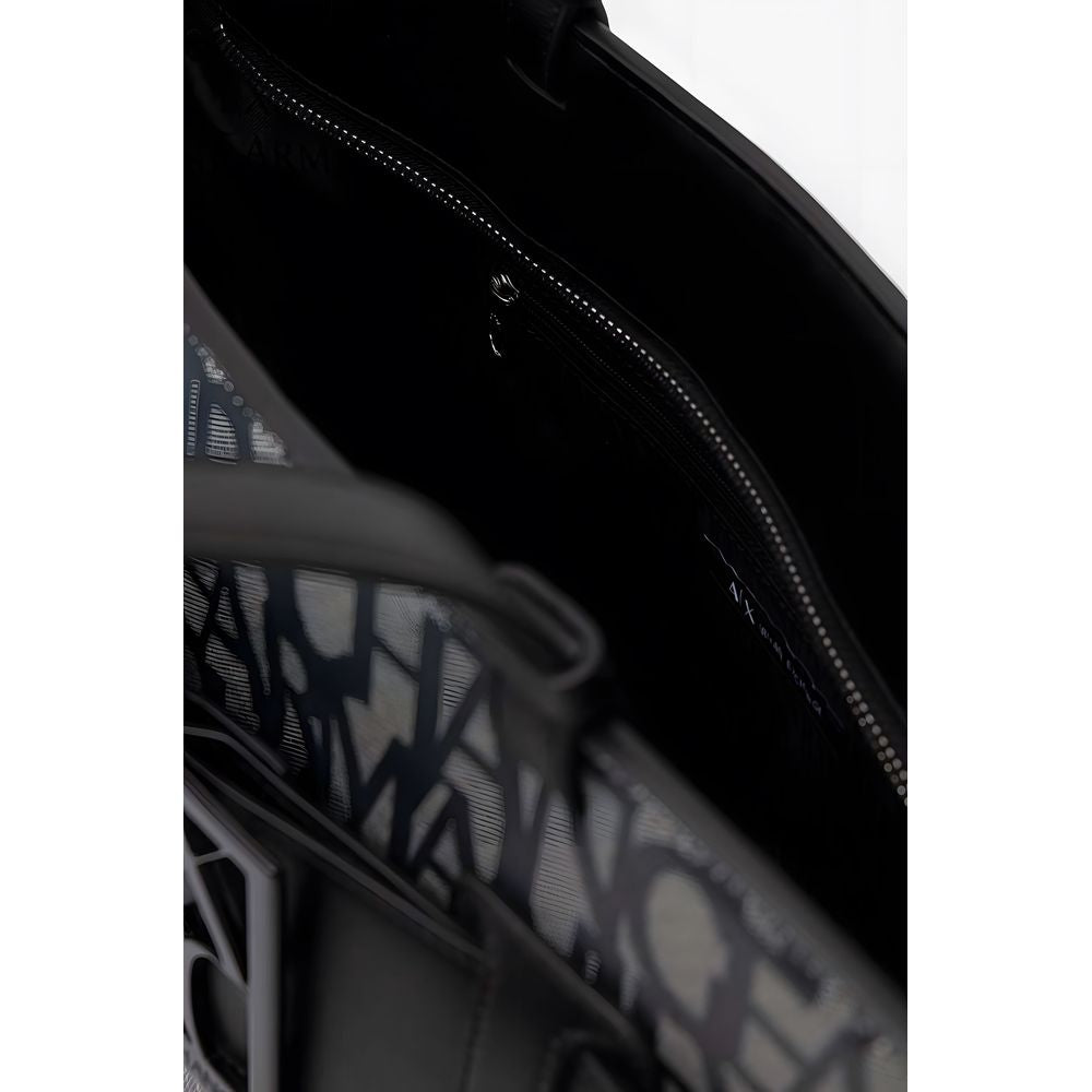 Armani Exchange Black Polyethylene Handbag | Regal Royce