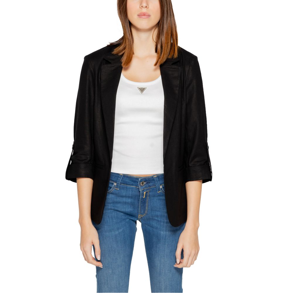 Only Black Linen Blazer | Regal Royce