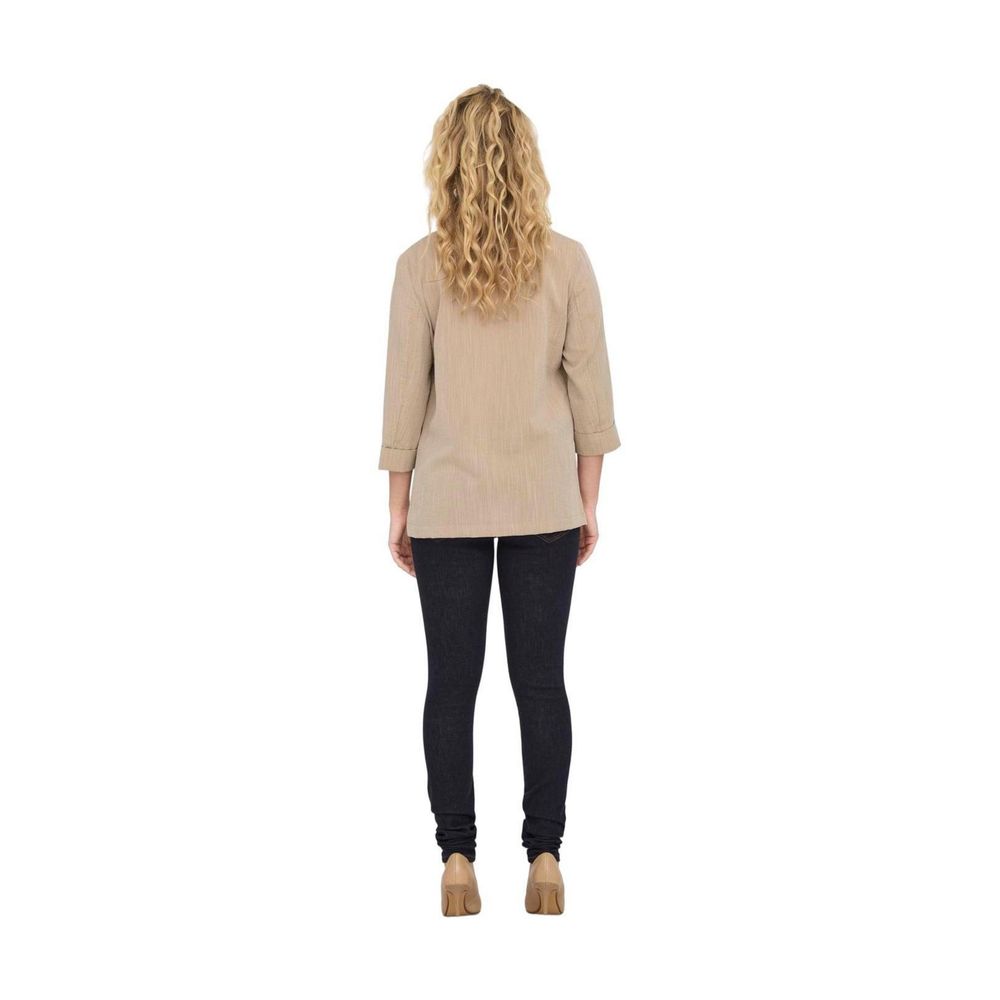 Only Beige Viscose Blazer | Regal Royce