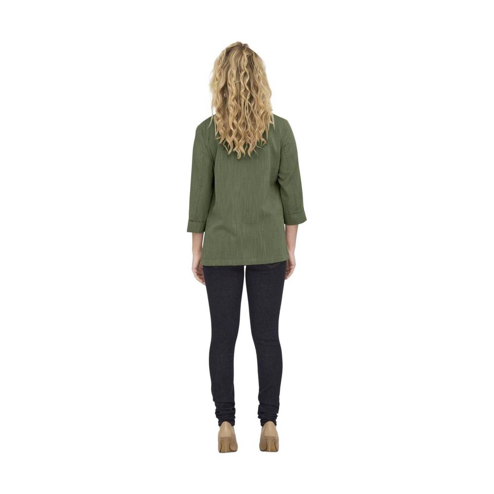 Only Green Viscose Blazer | Regal Royce