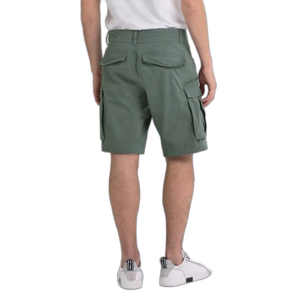 Replay Bicolor Cotton Bermuda Shorts | Regal Royce