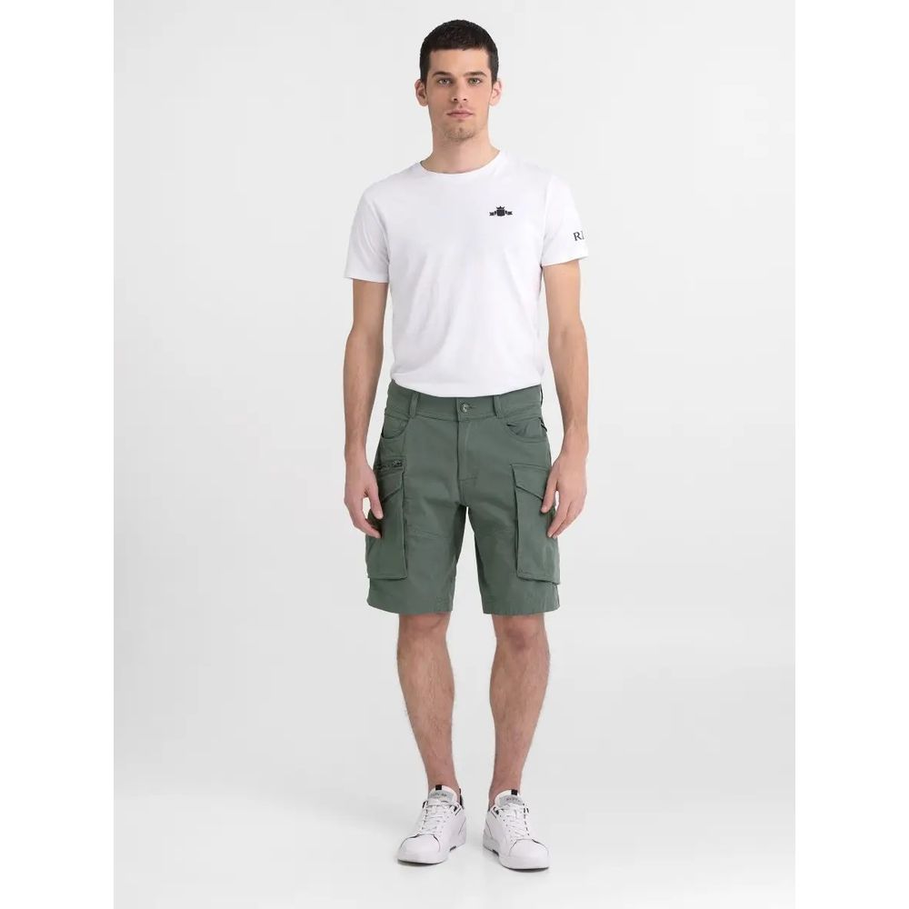 Replay Bicolor Cotton Bermuda Shorts | Regal Royce