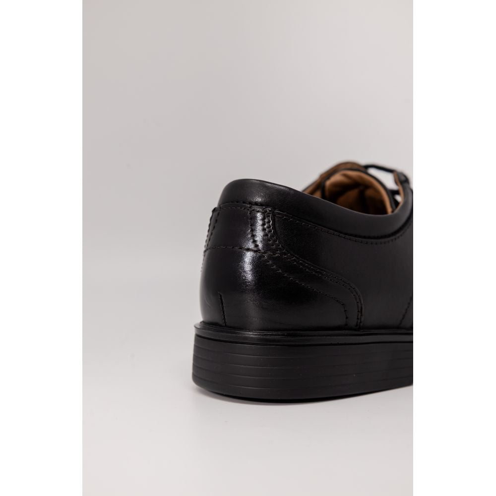 Clarks Black Leather Oxfords And Derbies | Regal Royce