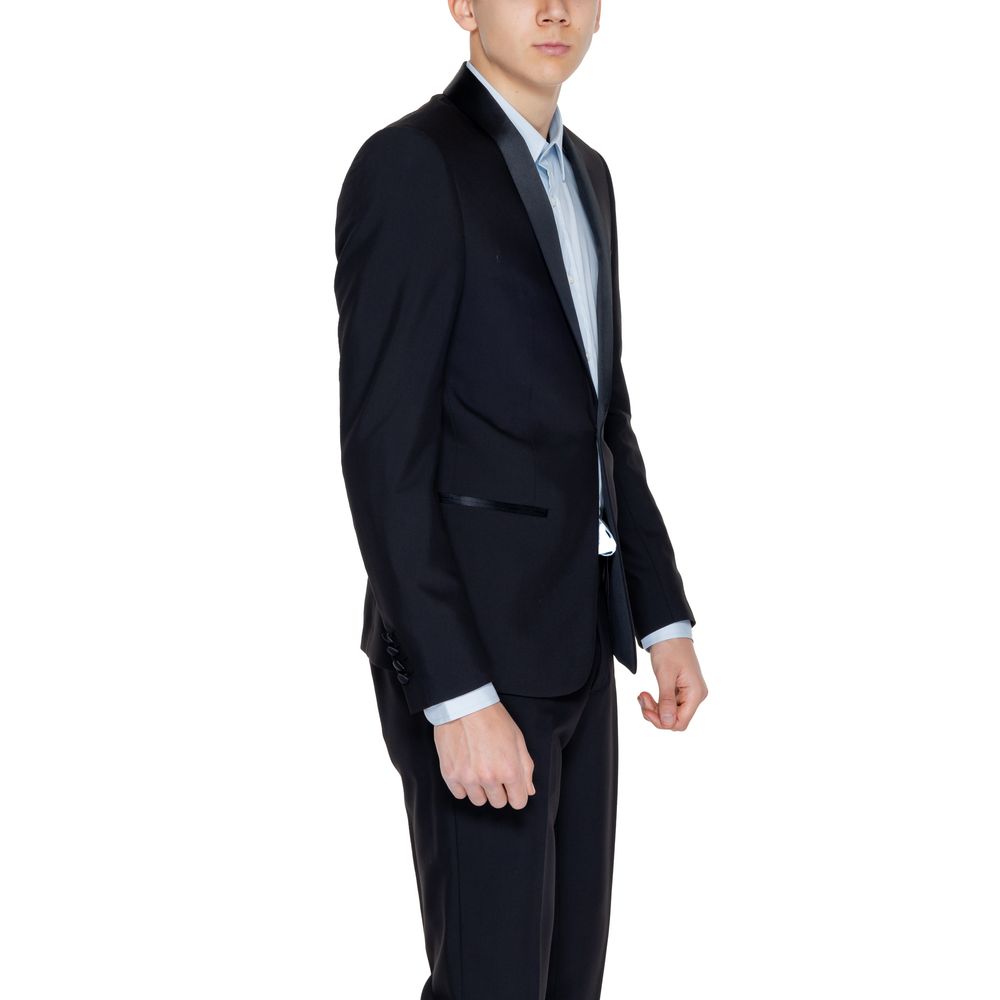 Antony Morato Black Polyester Blazer | Regal Royce