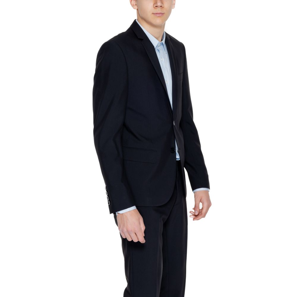 Antony Morato Black Polyester Blazer | Regal Royce