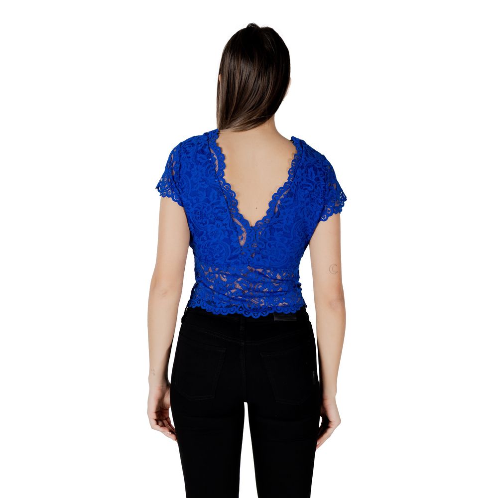 Morgan De Toi Blue Polyamide Top | Regal Royce