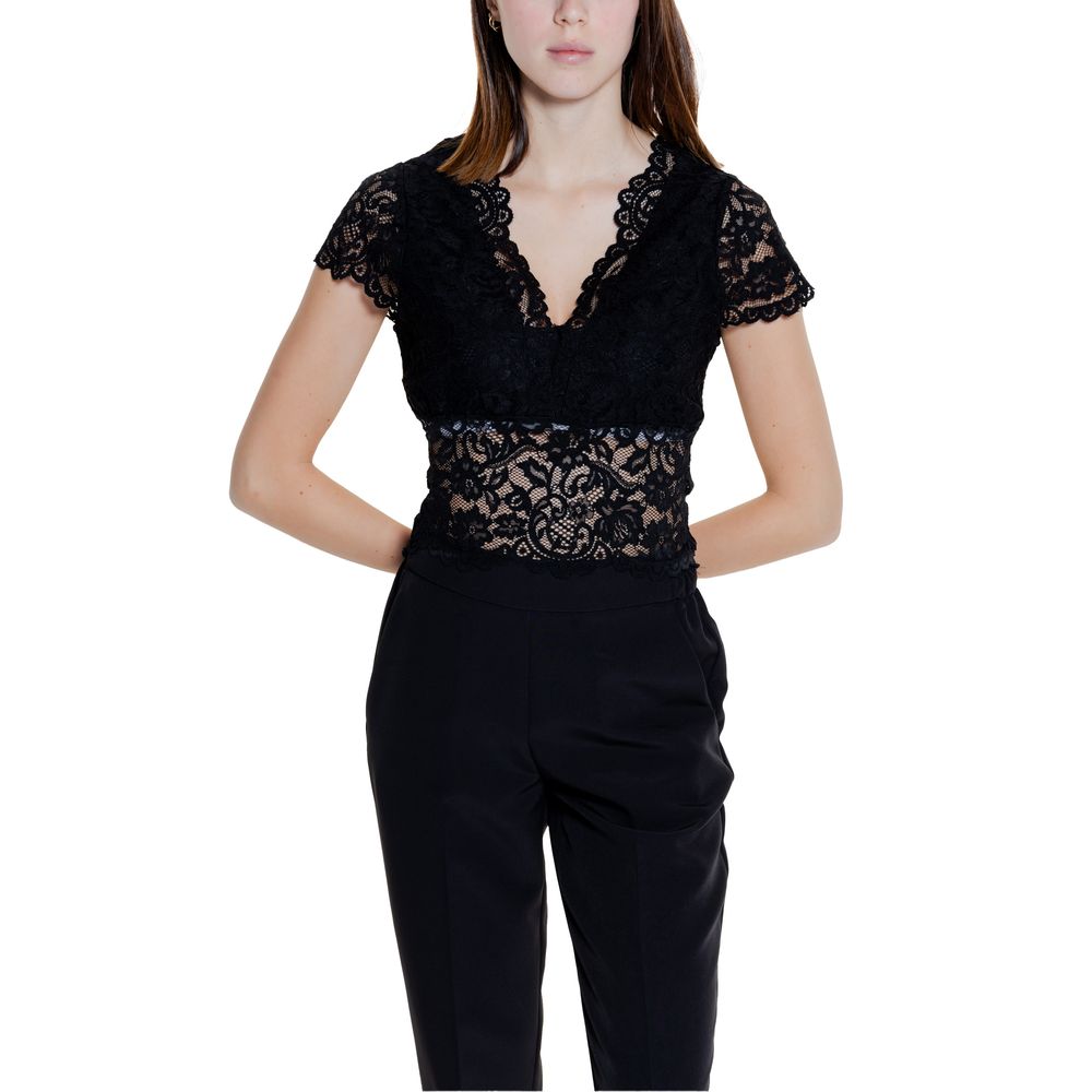 Morgan De Toi Black Polyamide Top | Regal Royce
