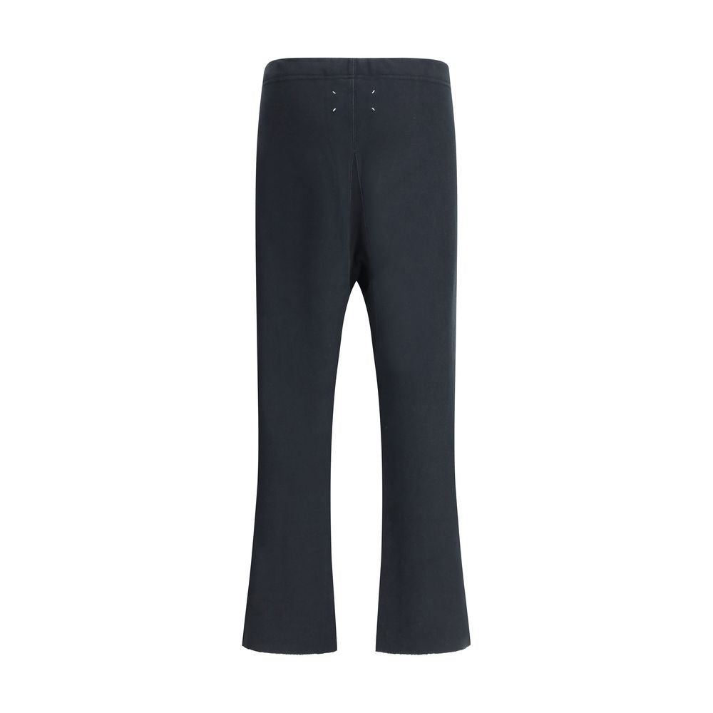 Margiela Black Cotton Casual Pants | Regal Royce