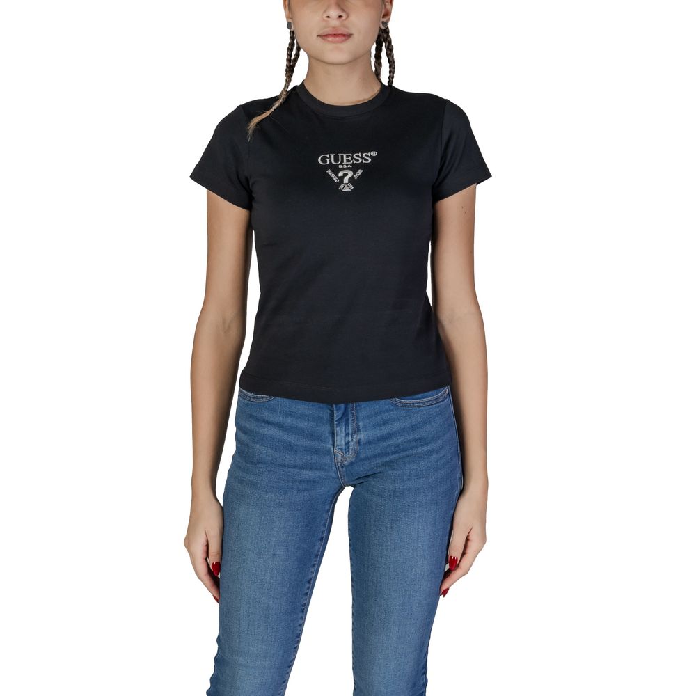 Guess Active Black Cotton T-Shirt | Regal Royce