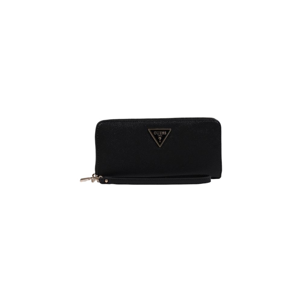 Guess Black Polyethylene Wallet | Regal Royce