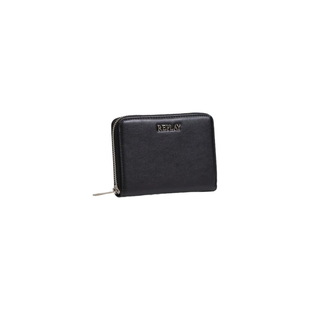 Replay Black Polyester Wallet | Regal Royce