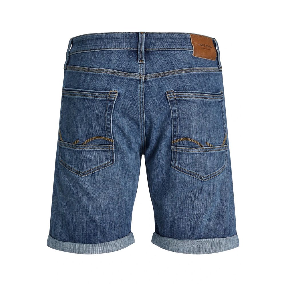 Jack Jones Blue Cotton Bermuda Shorts | Regal Royce