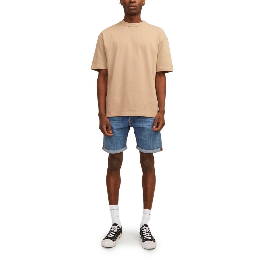 Jack Jones Blue Cotton Bermuda Shorts | Regal Royce