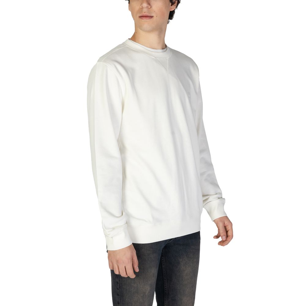 Hugo Boss White Cotton Sweatshirt | Regal Royce