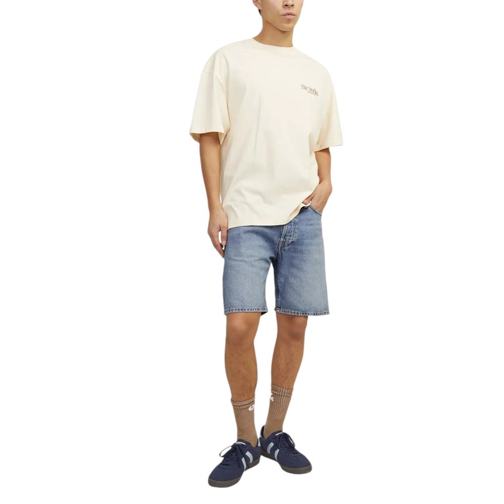Jack Jones Blue Cotton Bermuda Shorts | Regal Royce